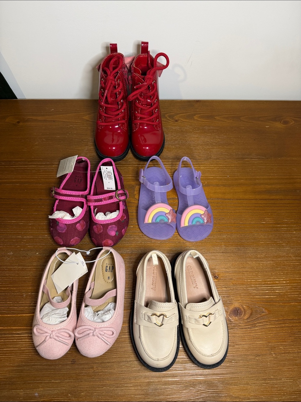 Baby Girl Sz 6 Shoe Bundle